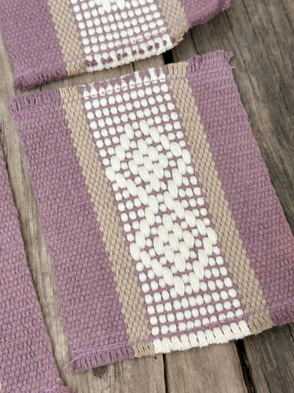 Posavasos Isa tejido a mano