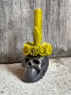 Adela Skull Beeswax Candle