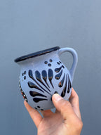 PRE-ORDER Blue Butterfly Monarch Jarrito Mug (SHIPS IN APPROX. 6-12 WEEKS)