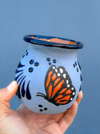 PRE-ORDER Blue Butterfly Monarch Jarrito Mug (SHIPS IN APPROX. 6-12 WEEKS)