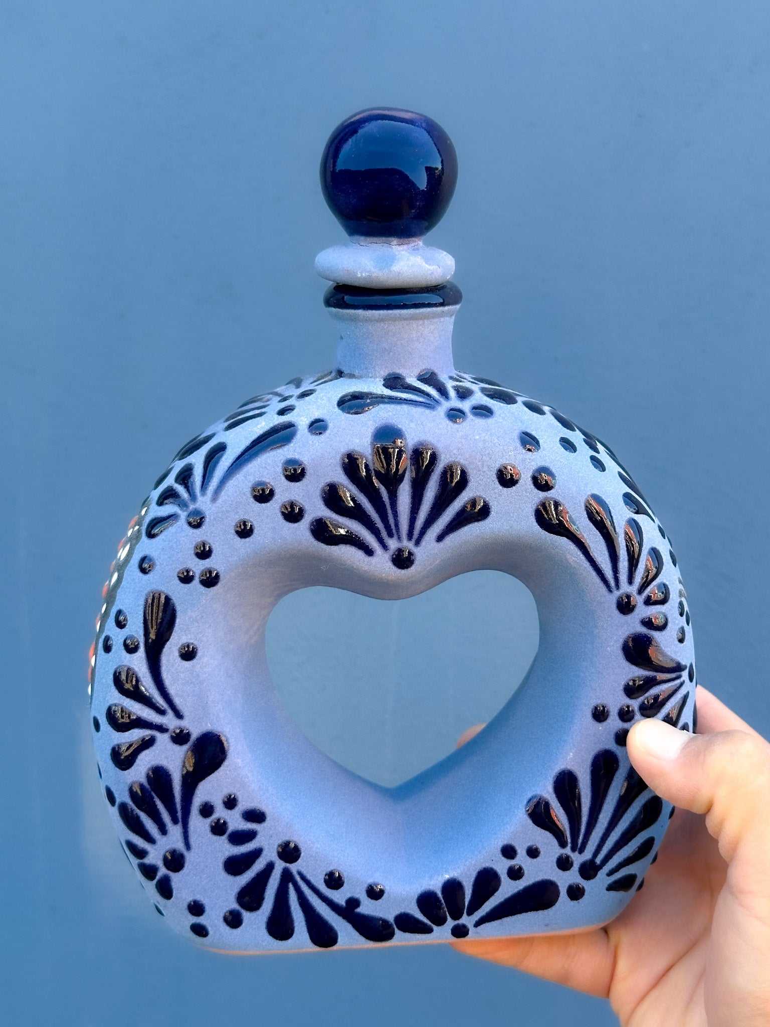 PRE-ORDER Blue Butterfly Monarch Liquor Decanter (SHIPS IN APPROX. 6-12 WEEKS)