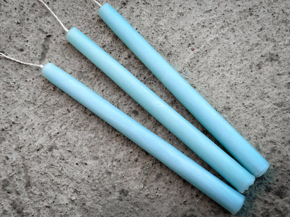 Set of 3 Beeswax Taper Candles