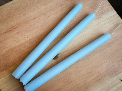 Set of 3 Beeswax Taper Candles