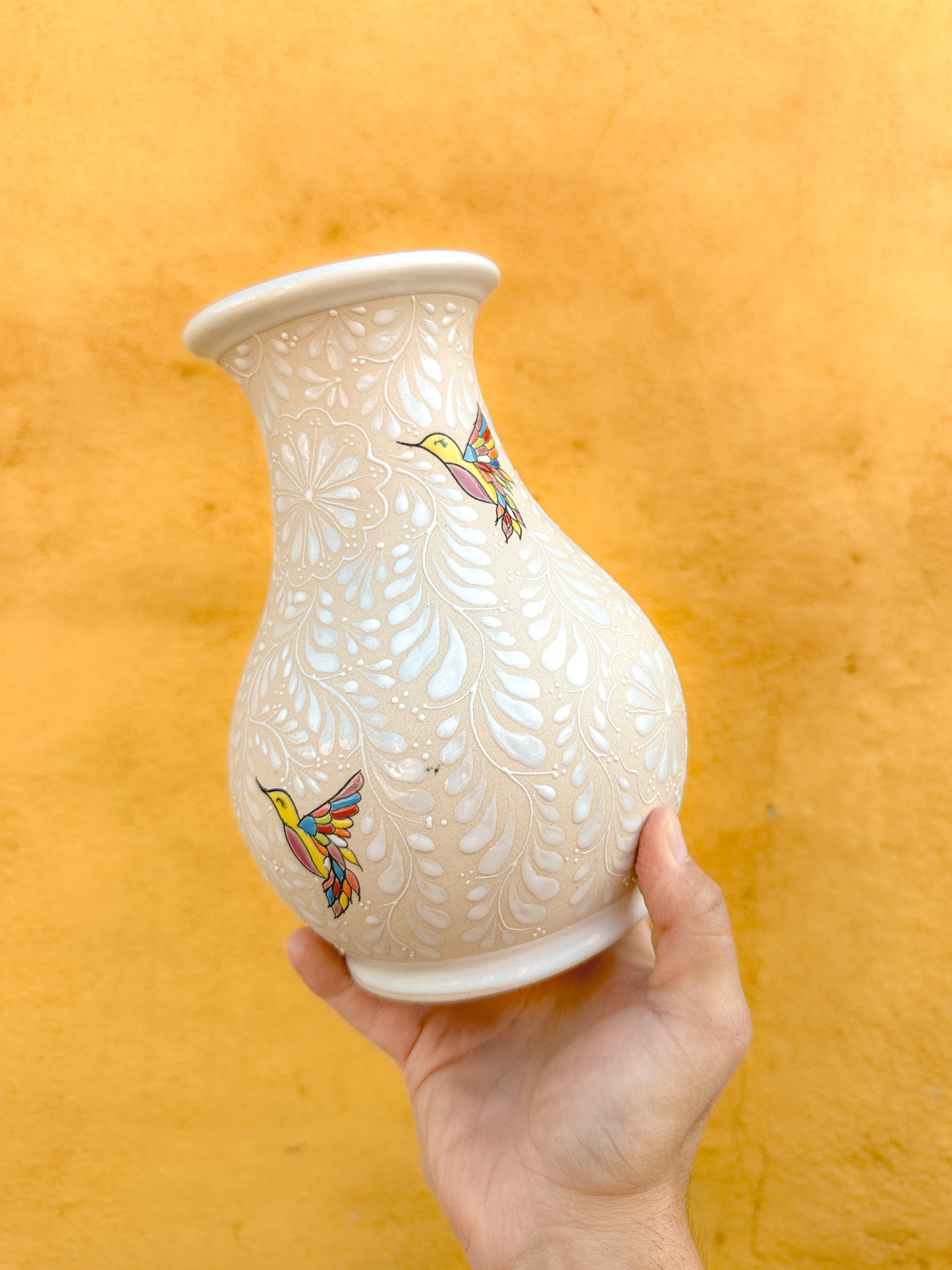 PRE-ORDER Hummingbirds Vase (SHIPS IN APPROX. 6-12 WEEKS)