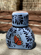 PRE-ORDER Blue Butterfly Monarch Tequilero Decanter (SHIPS IN APPROX. 6-12 WEEKS)