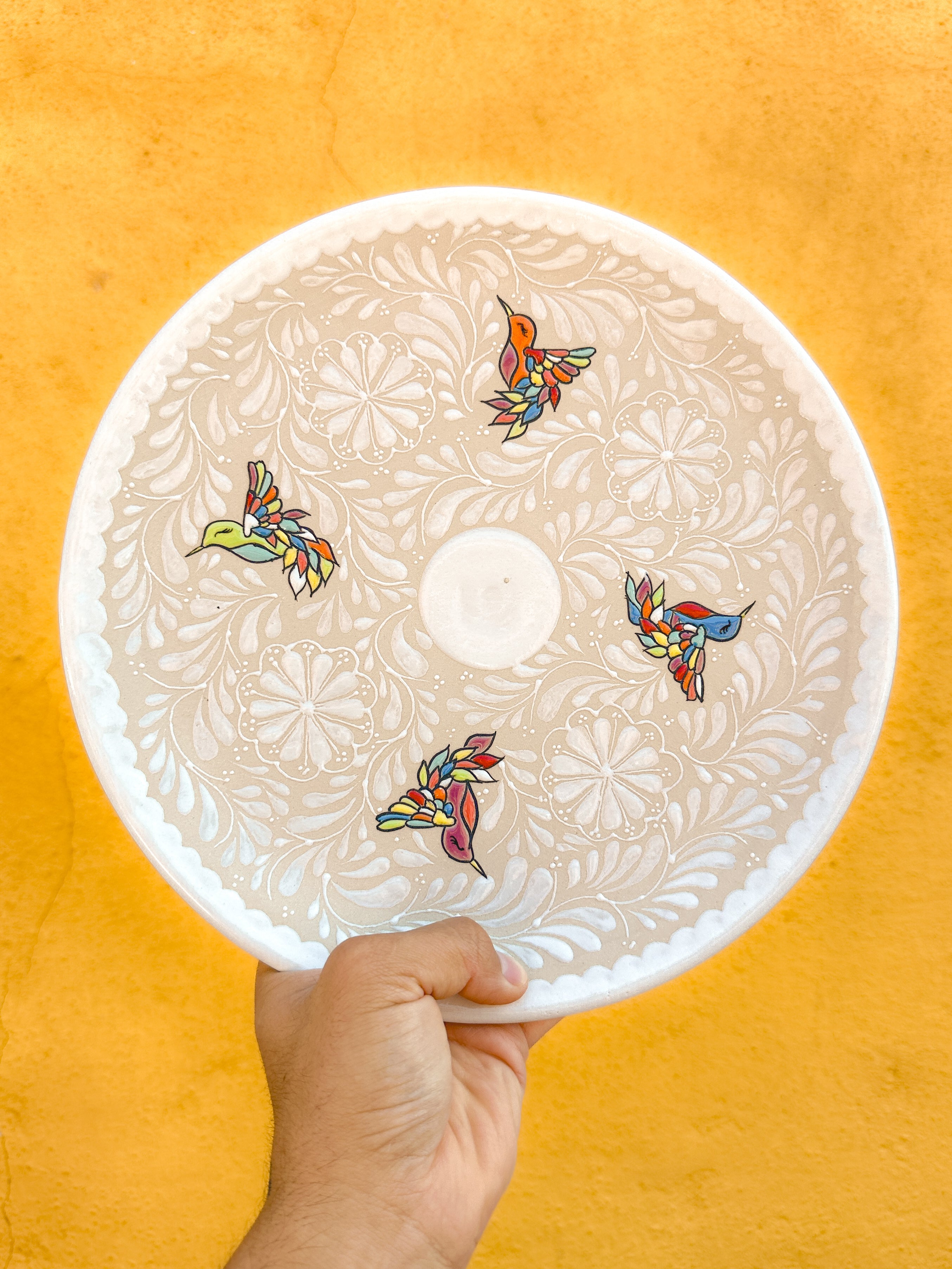 PRE-ORDER Hummingbirds Plate (SHIPS IN APPROX. 6-12 WEEKS)