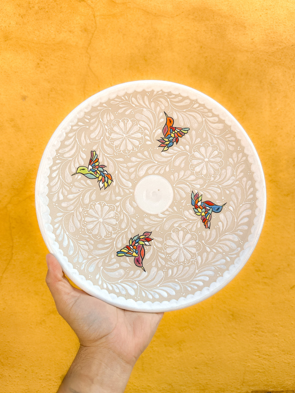PRE-ORDER Hummingbirds Plate (SHIPS IN APPROX. 6-12 WEEKS)