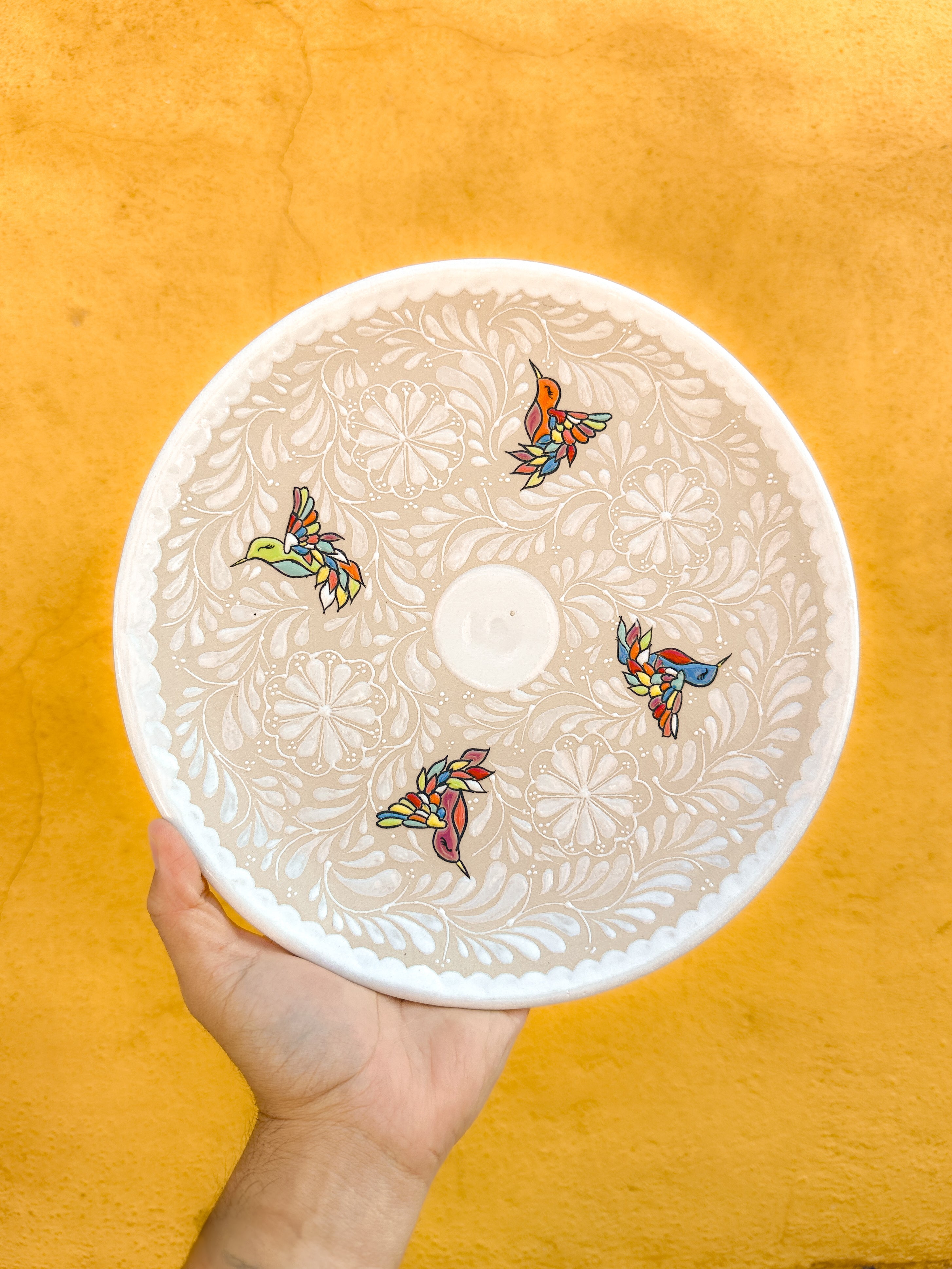 PRE-ORDER Hummingbirds Plate (SHIPS IN APPROX. 6-12 WEEKS)