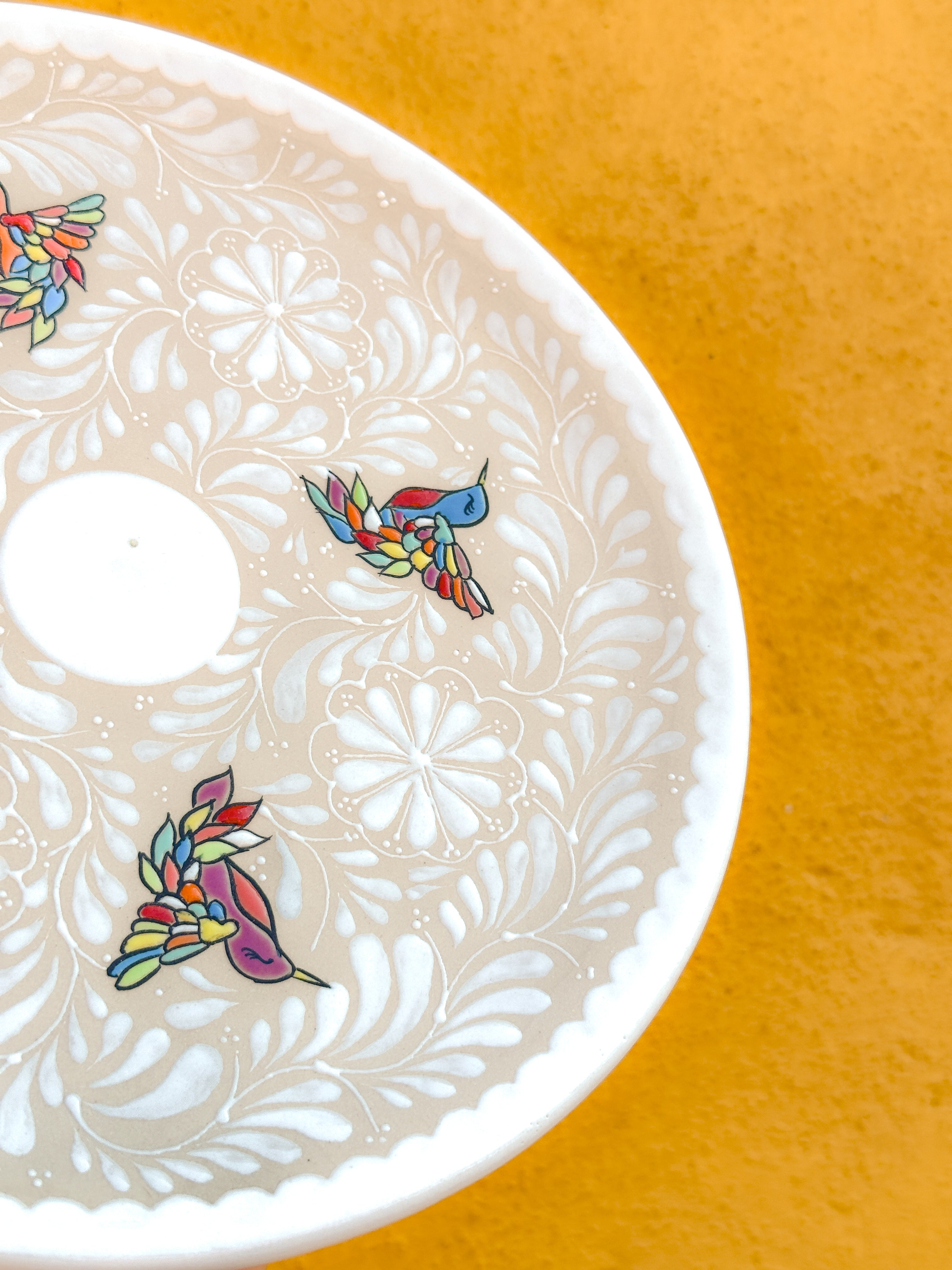 PRE-ORDER Hummingbirds Plate (SHIPS IN APPROX. 6-12 WEEKS)