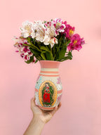 PRE-ORDER Virgen de Guadalupe Flower Vase