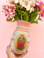 PRE-ORDER Virgen de Guadalupe Flower Vase