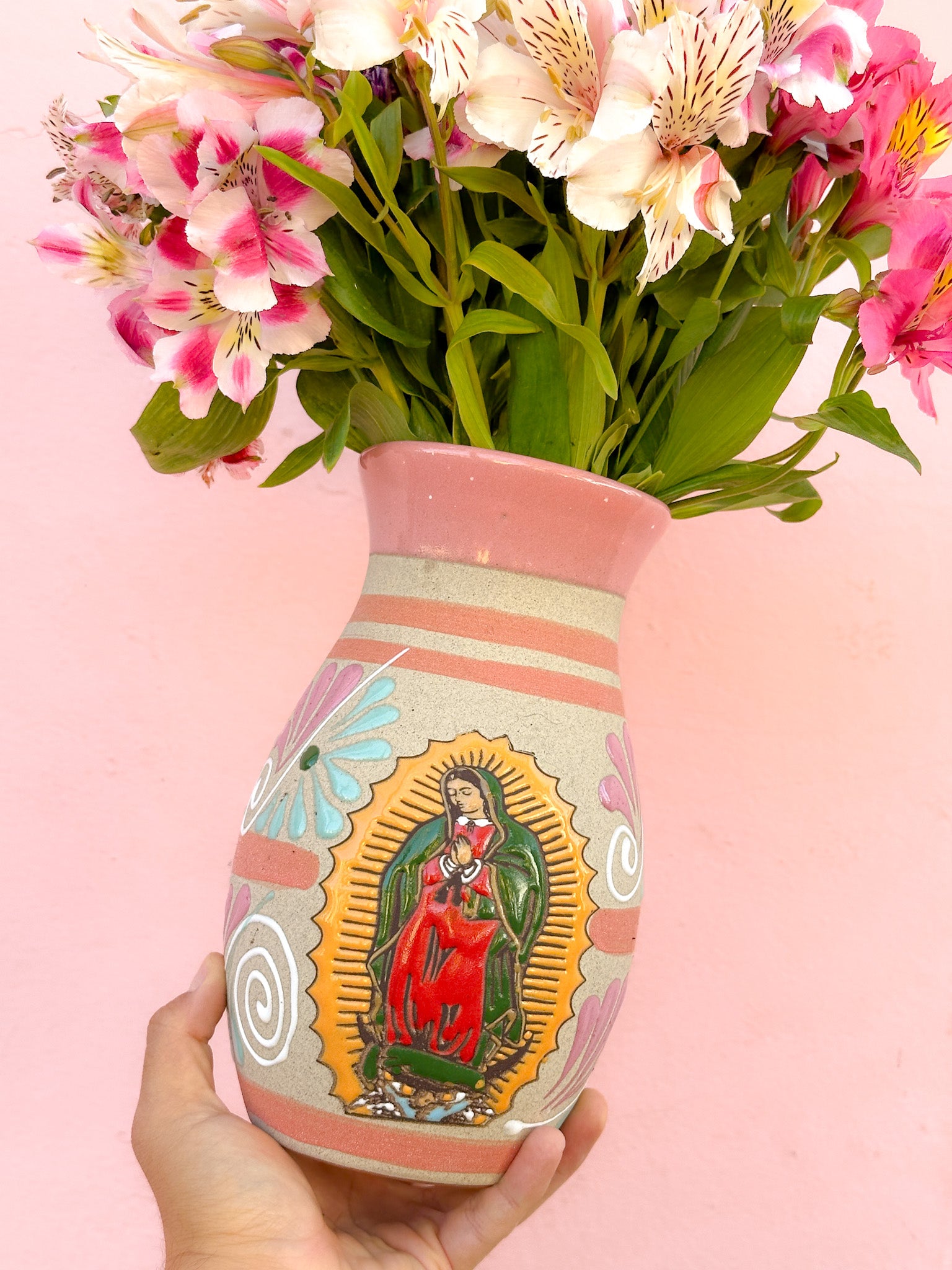 PRE-ORDER Virgen de Guadalupe Flower Vase