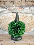 Vela floral de cera de abejas de Teotitlán