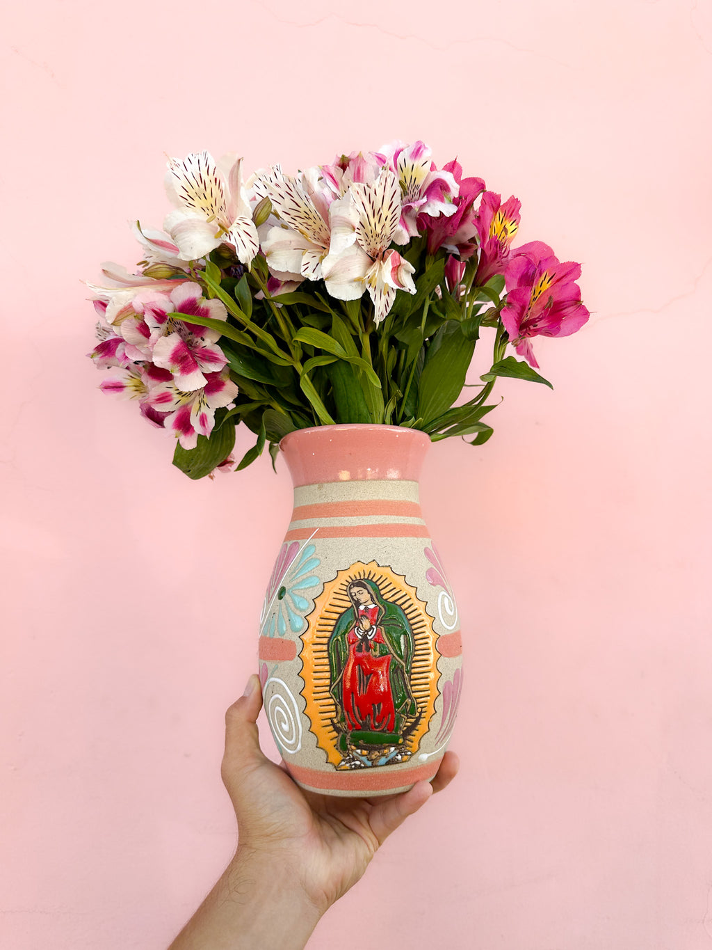 PRE-ORDER Virgen de Guadalupe Flower Vase