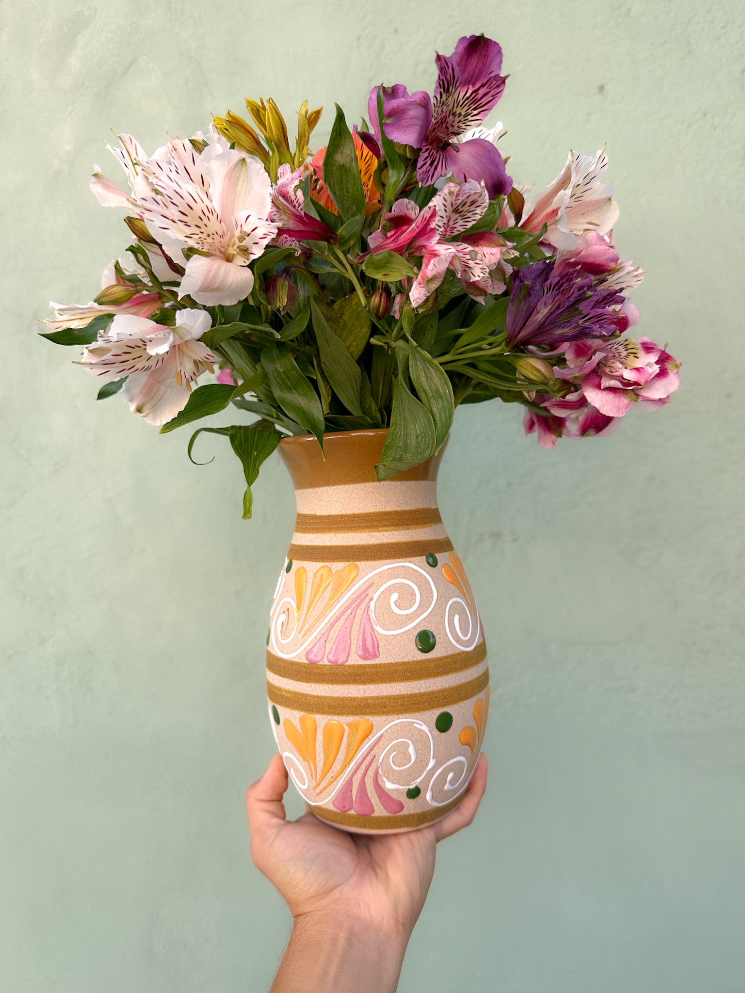 PRE-ORDER Virgen de Guadalupe Flower Vase