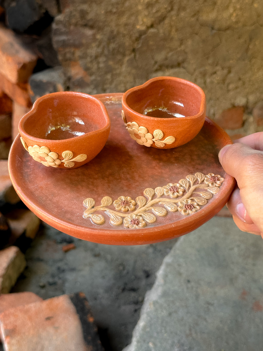 Juego tequilero de Atzompa