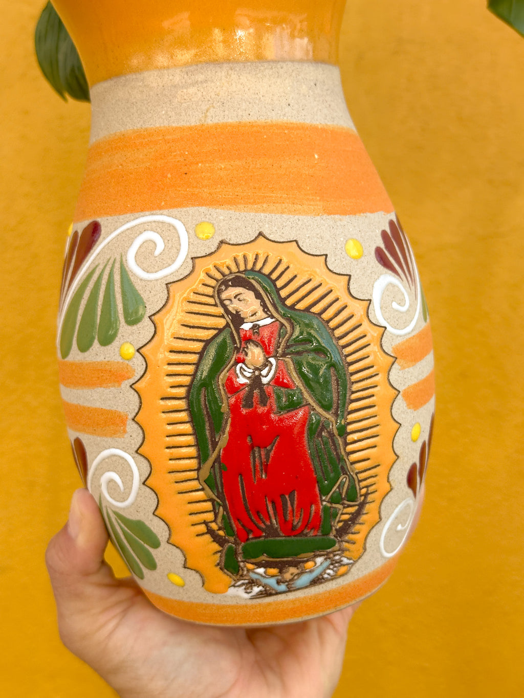 PRE-ORDER Virgen de Guadalupe Flower Vase