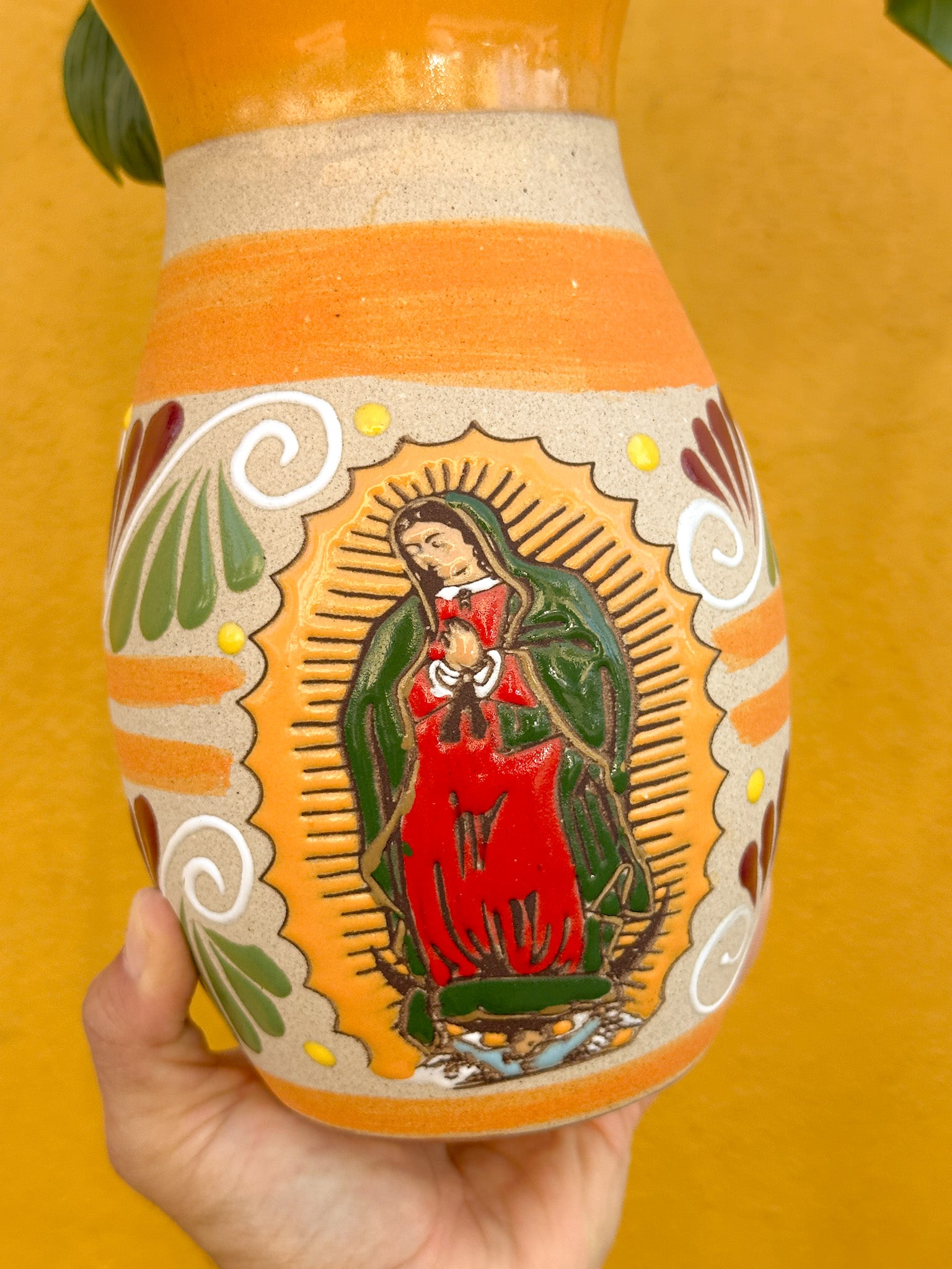 PRE-ORDER Virgen de Guadalupe Flower Vase