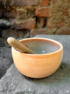 Cuenco de salsa de Atzompa con cuchara