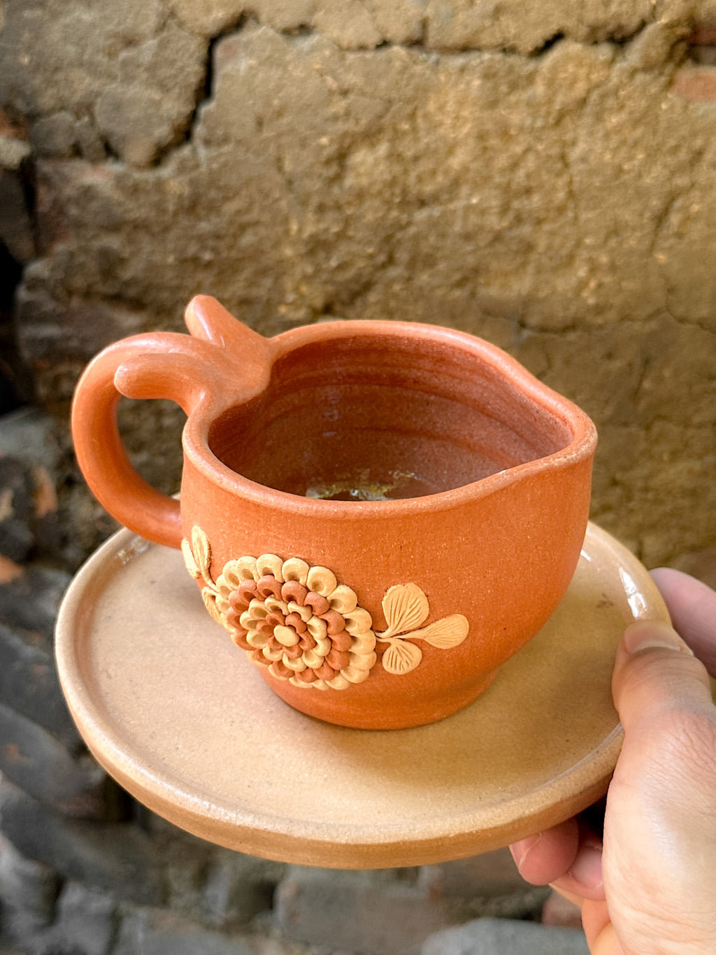 Taza de Atzompa con Plato