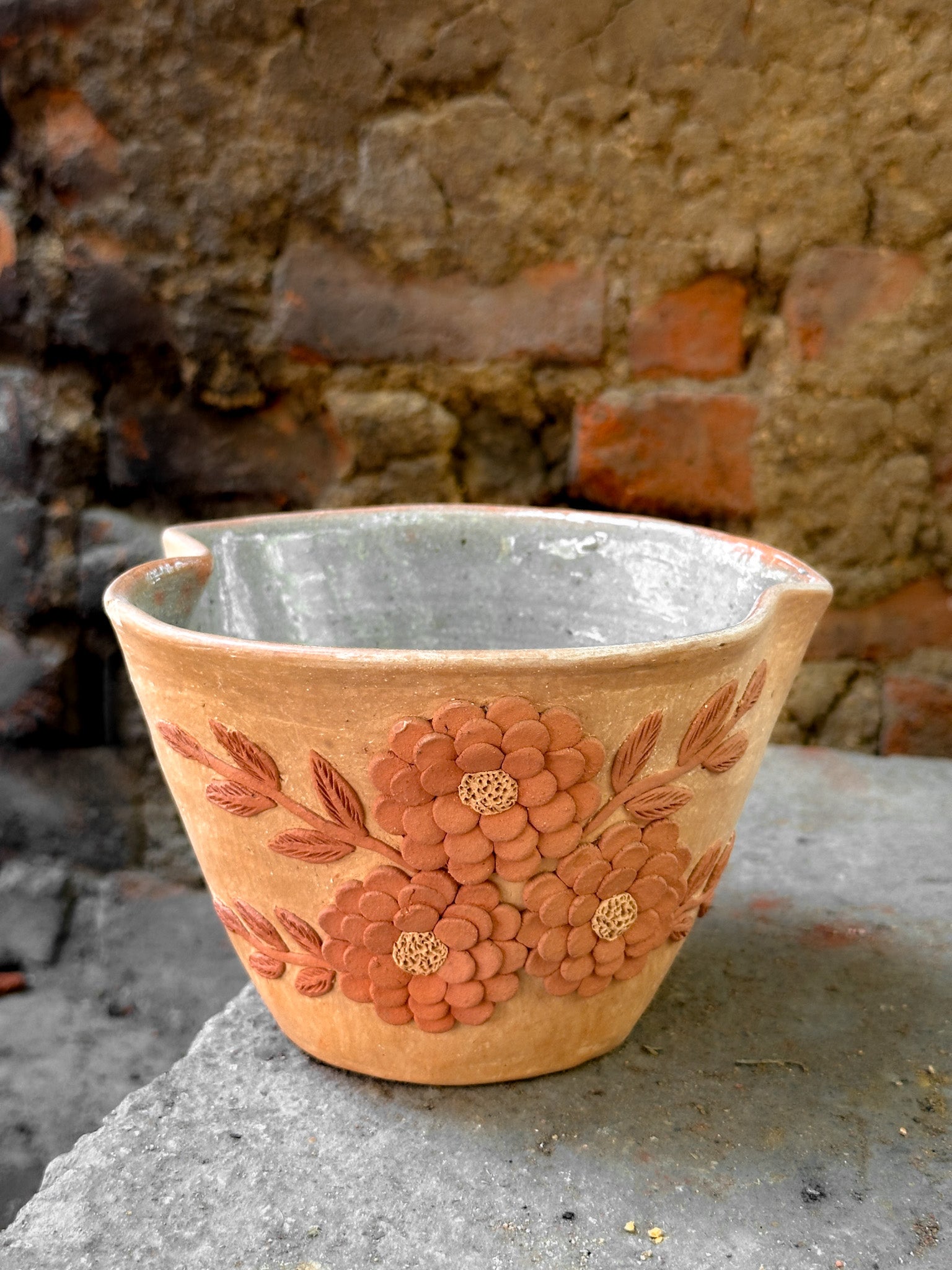Atzompa Heart Planter Pot