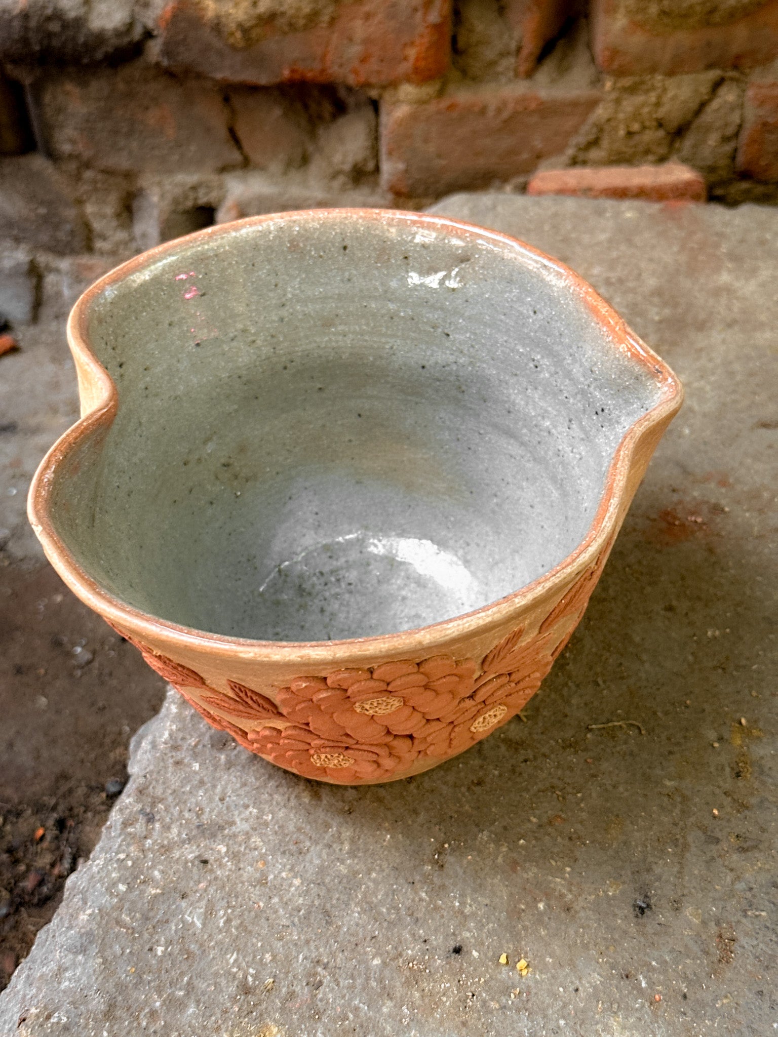 Atzompa Heart Planter Pot