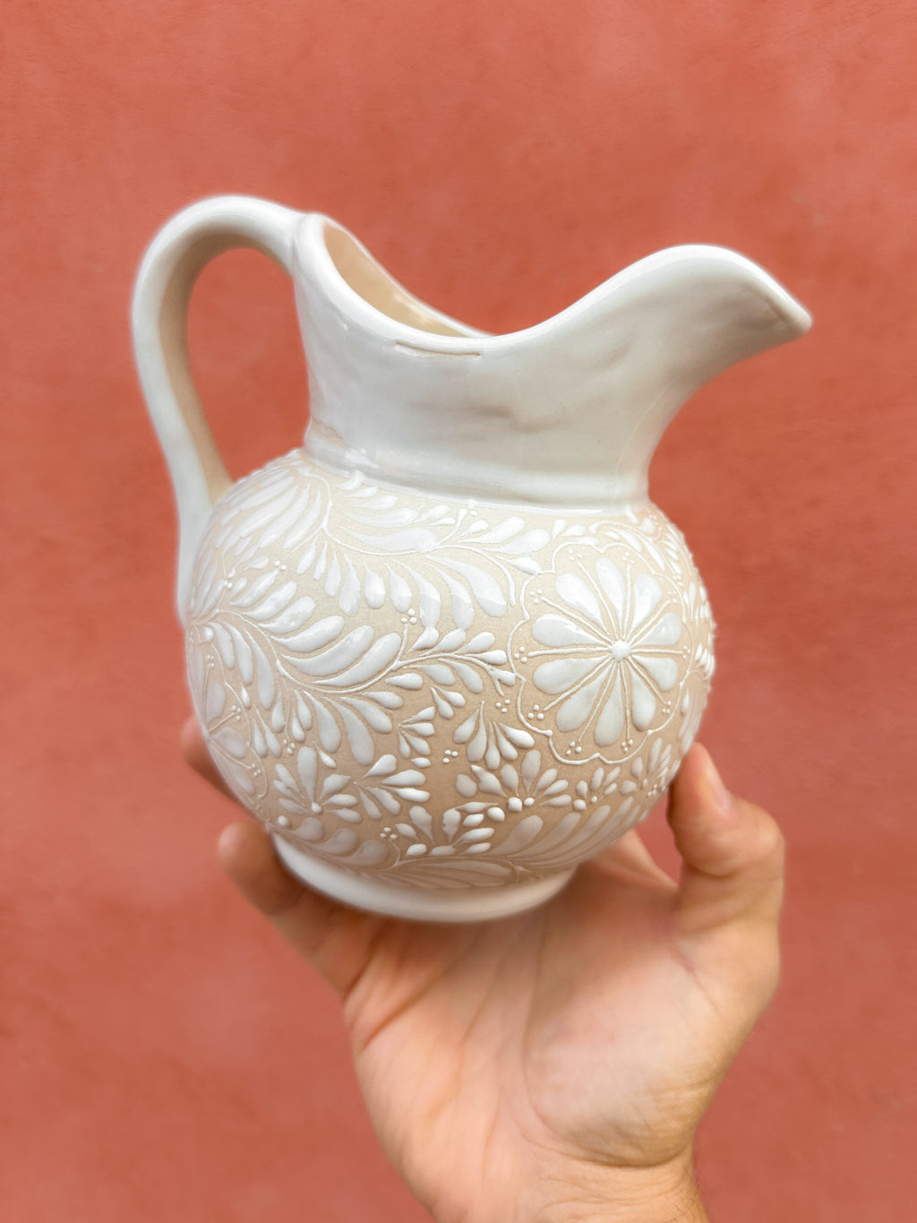 PRE-ORDER White Jarra (SHIPS IN APPROX. 6-12 WEEKS)