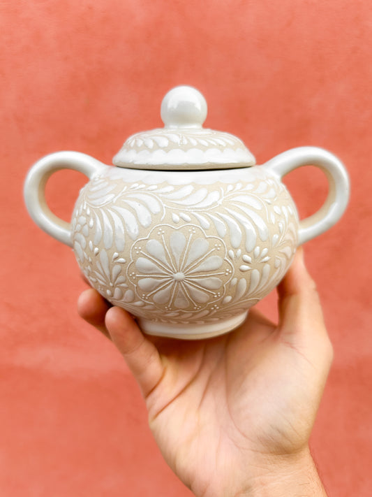 PRE-ORDER White Sugar Bowl (SHIPS IN APPROX. 6-12 WEEKS)