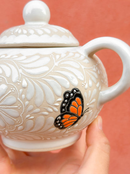 PRE-ORDER Monarca Butterflies Sugar Bowl (SHIPS IN APPROX. 6-12 WEEKS)
