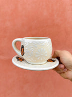PRE-ORDER Monarca Butterflies Plate and Mug Set (SHIPS IN APPROX. 6-12 WEEKS)