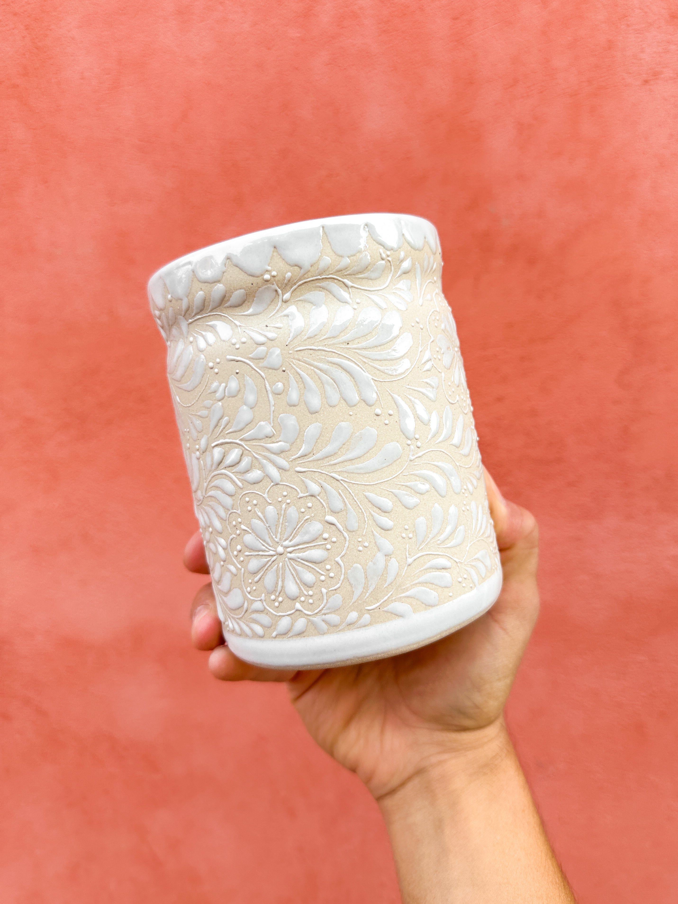 PRE-ORDER White Kitchen Utensil Holder (SHIPS IN APPROX. 6-12 WEEKS)