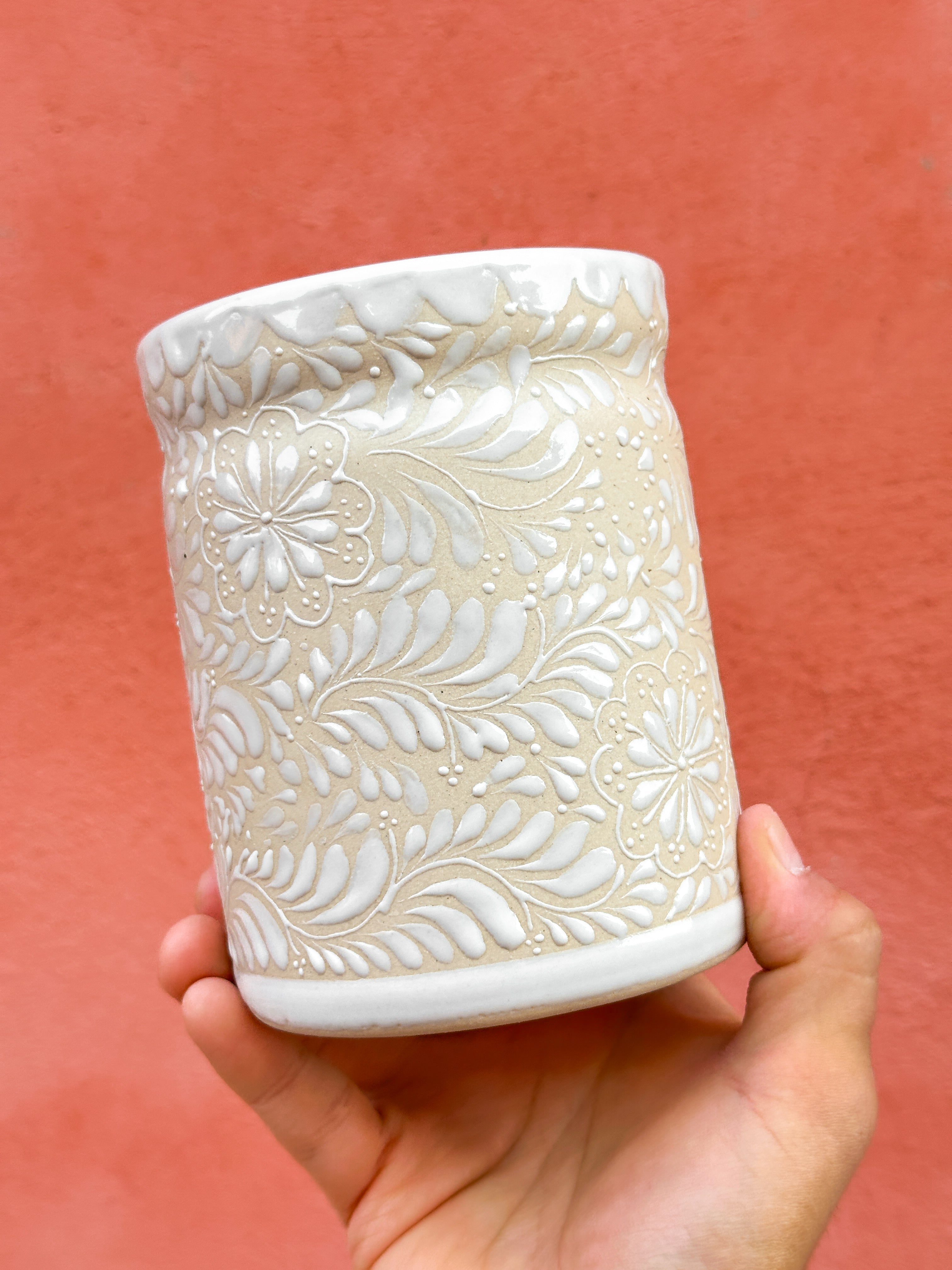 PRE-ORDER White Kitchen Utensil Holder (SHIPS IN APPROX. 6-12 WEEKS)