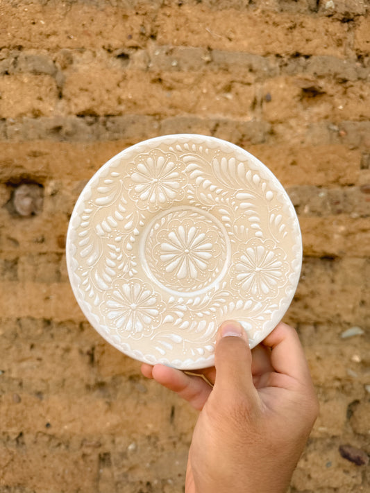 PRE-ORDER White Dessert Plate (SHIPS IN APPROX. 6-12 WEEKS)
