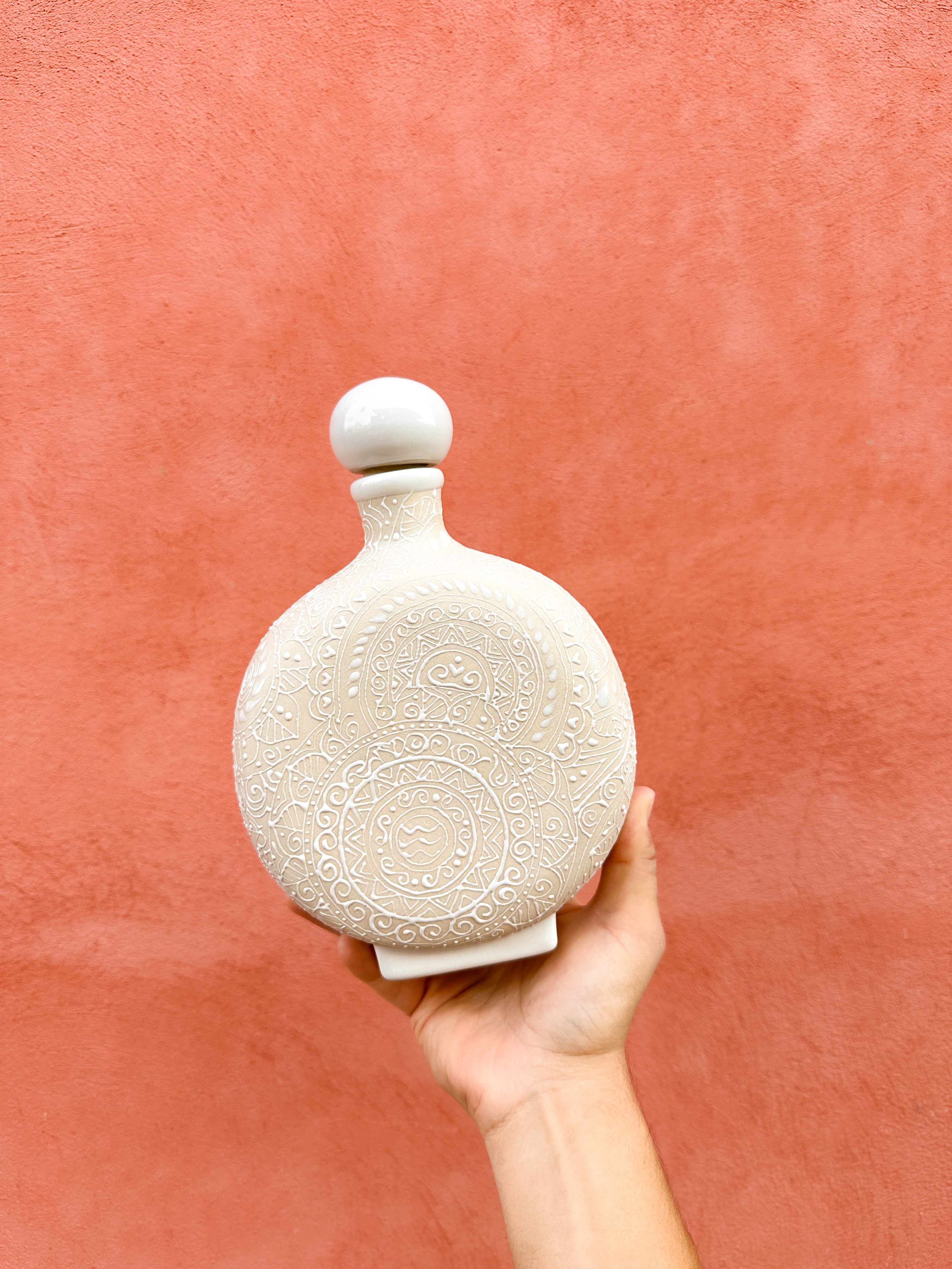 PRE-ORDER White Liquor Decanter (SHIPS IN APPROX. 6-12 WEEKS)