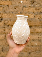 PRE-ORDER White Small Flower Vase (SHIPS IN APPROX. 6-12 WEEKS)