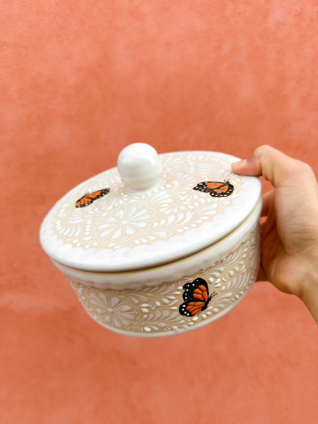 PRE-ORDEN Porta Tortillas Mariposas Monarca (ENVÍO EN APROX. 6-12 SEMANAS)