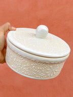 PRE-ORDER White Tortillas Holder (SHIPS IN APPROX. 6-12 WEEKS)
