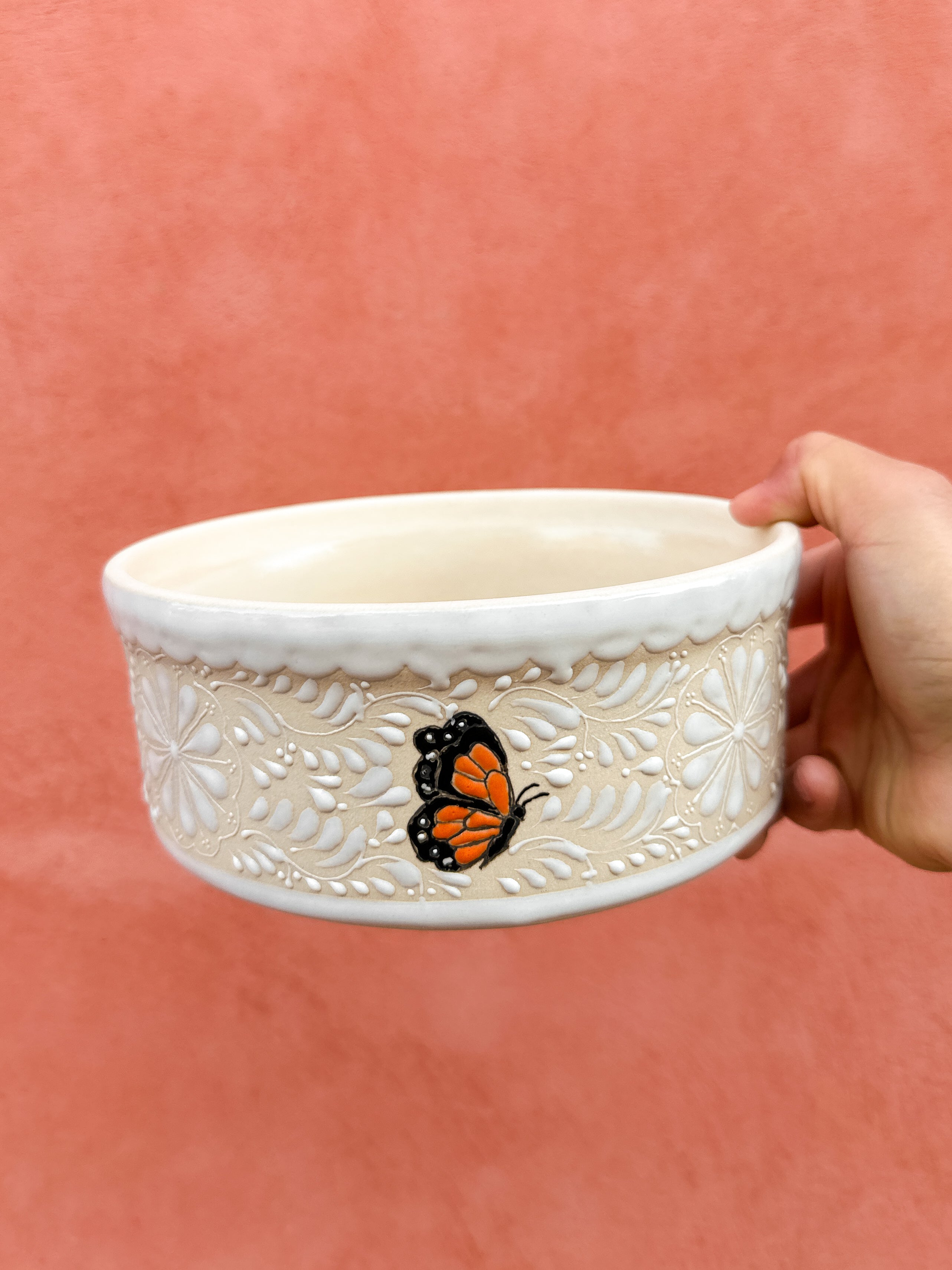 PRE-ORDER Monarca Butterflies Bowl (SHIPS IN APPROX. 6-12 WEEKS)