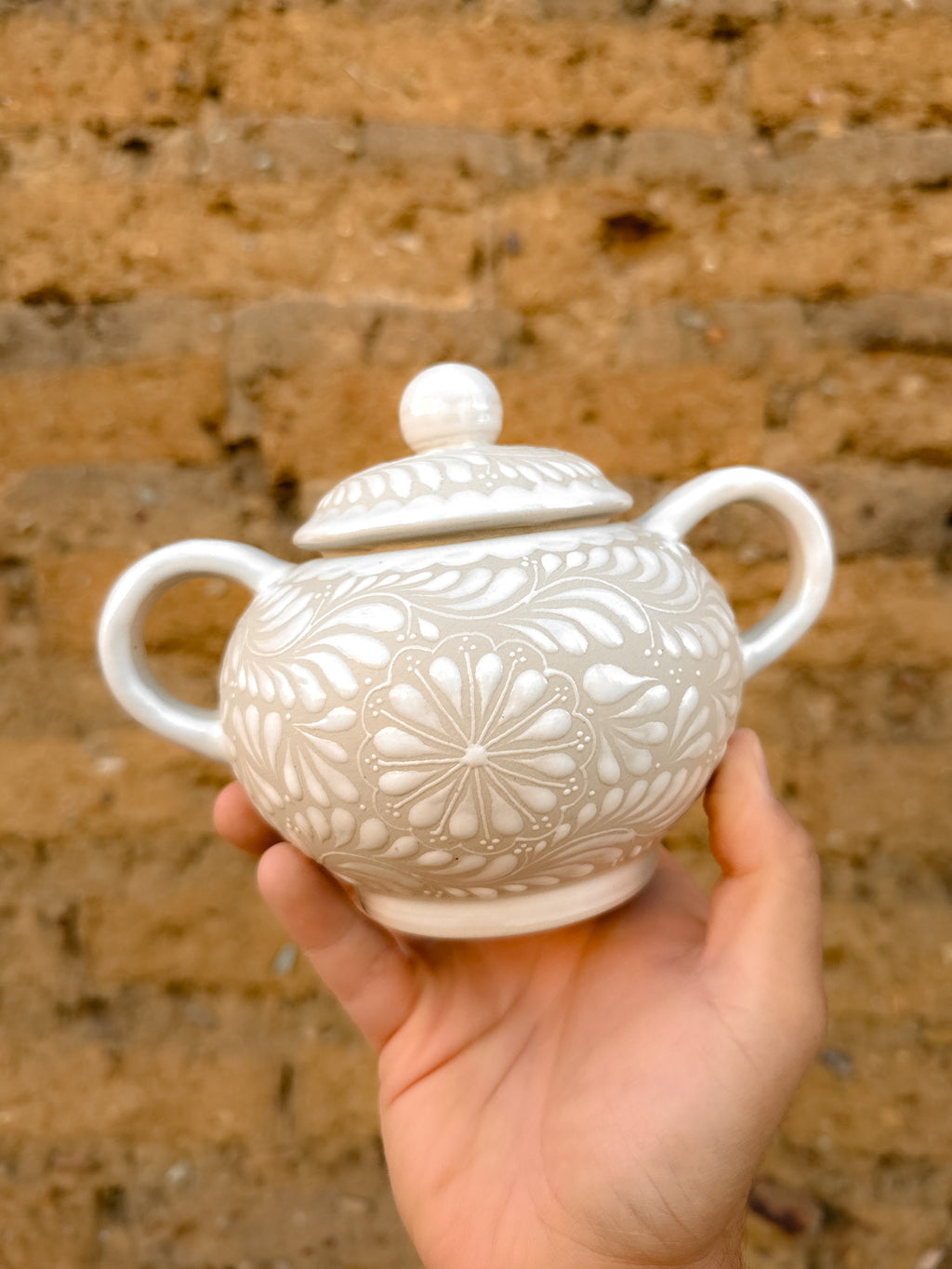 PRE-ORDER White Sugar Bowl (SHIPS IN APPROX. 6-12 WEEKS)