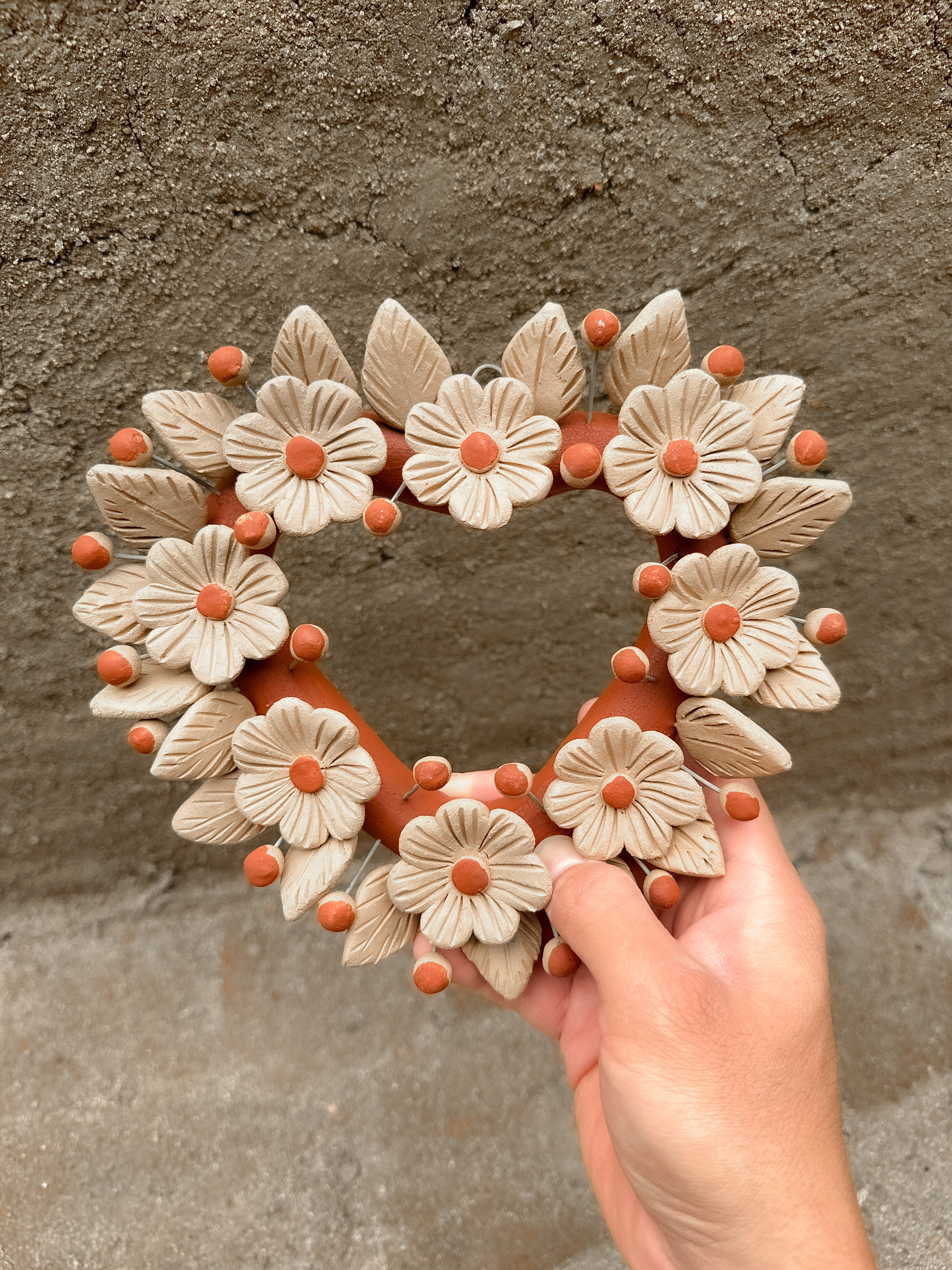 Wall Decor Floral Heart