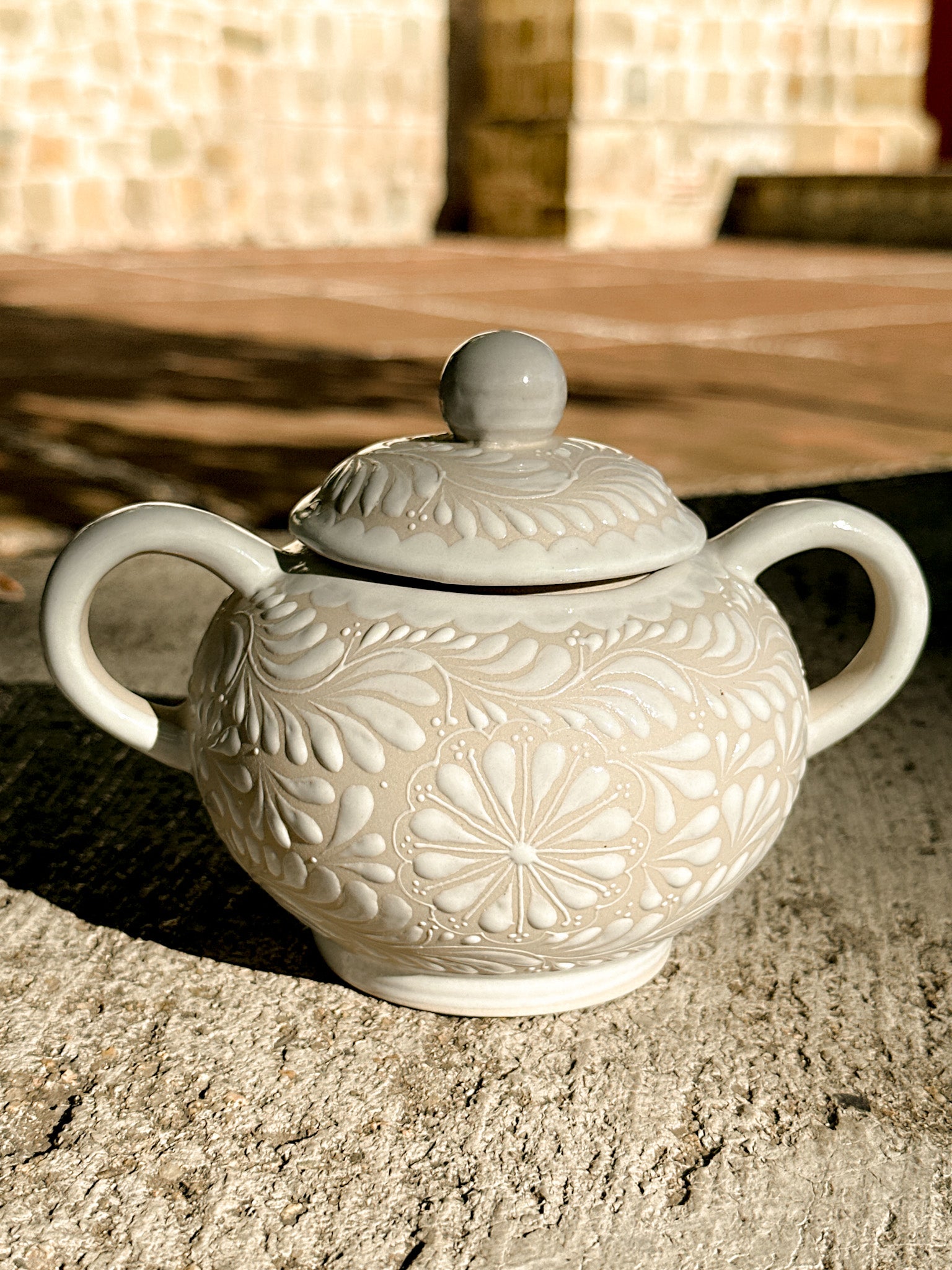 PRE-ORDER White Sugar Bowl (SHIPS IN APPROX. 6-12 WEEKS)