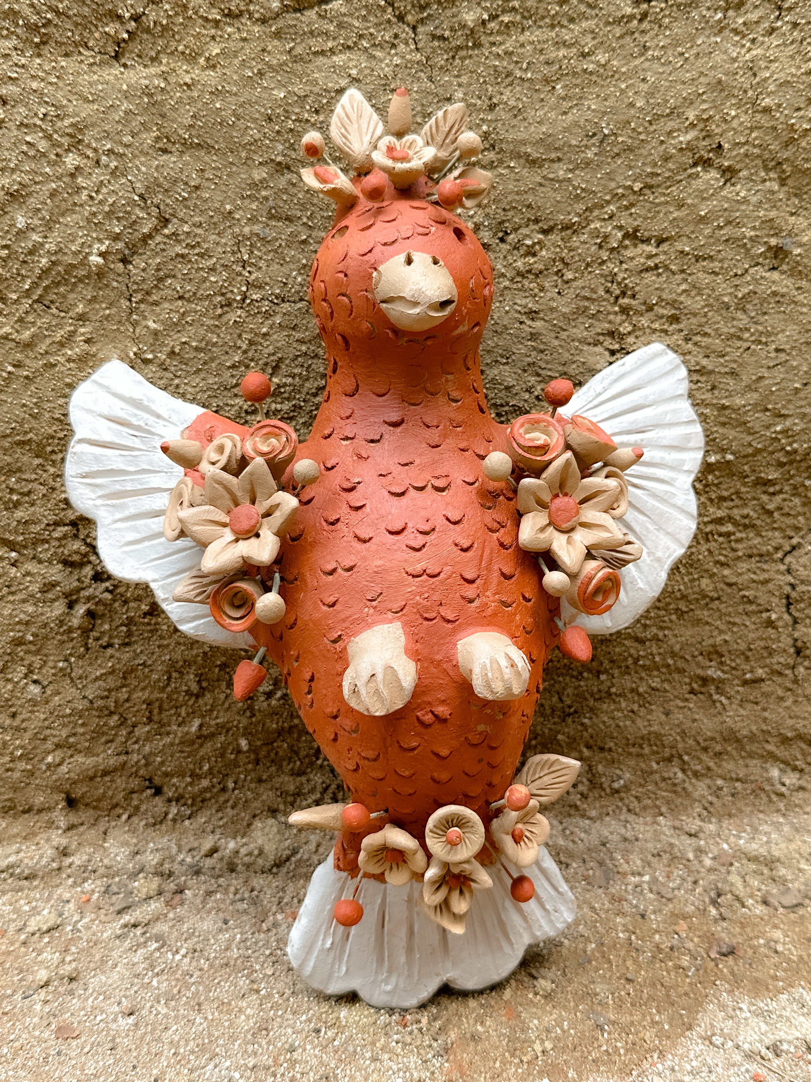 Wall Decor Floral Pigeon