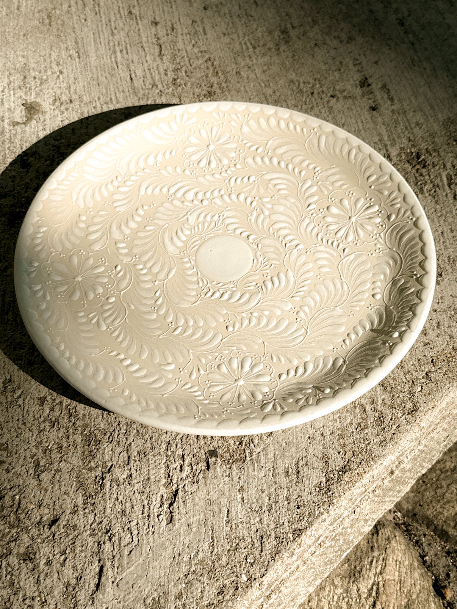 PRE-ORDER White Plate (SHIPS IN APPROX. 6-12 WEEKS)