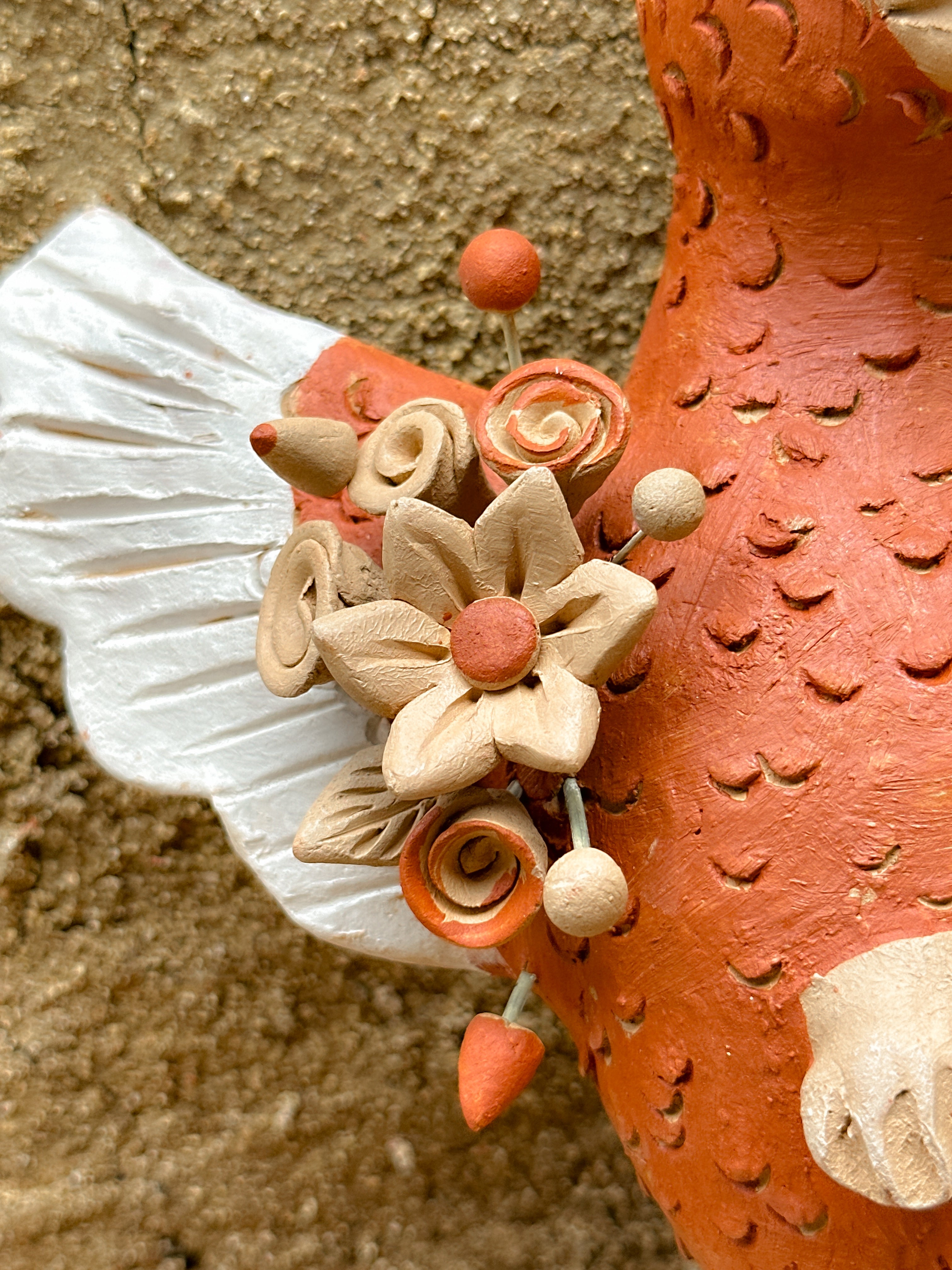 Wall Decor Floral Pigeon