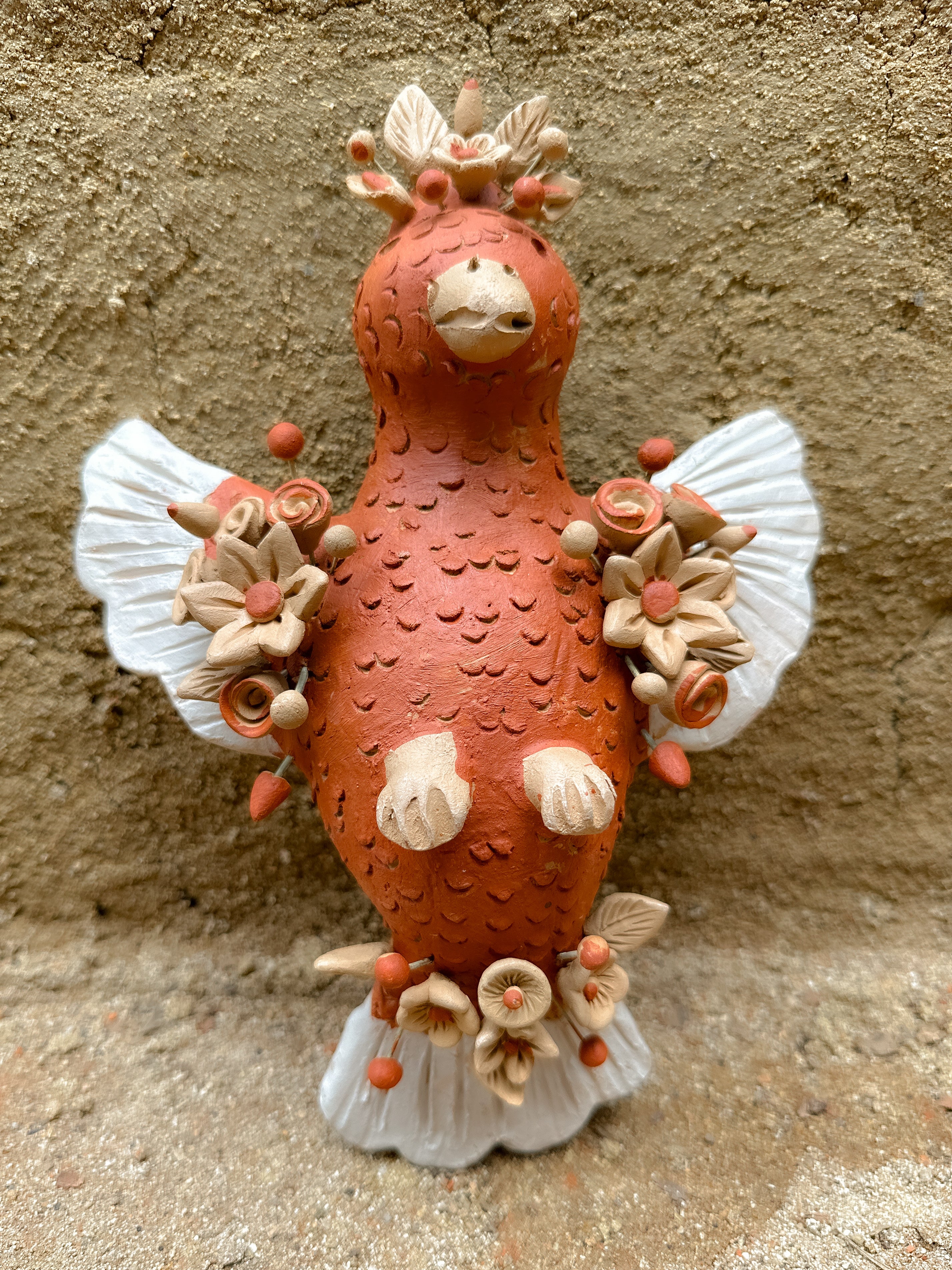 Wall Decor Floral Pigeon