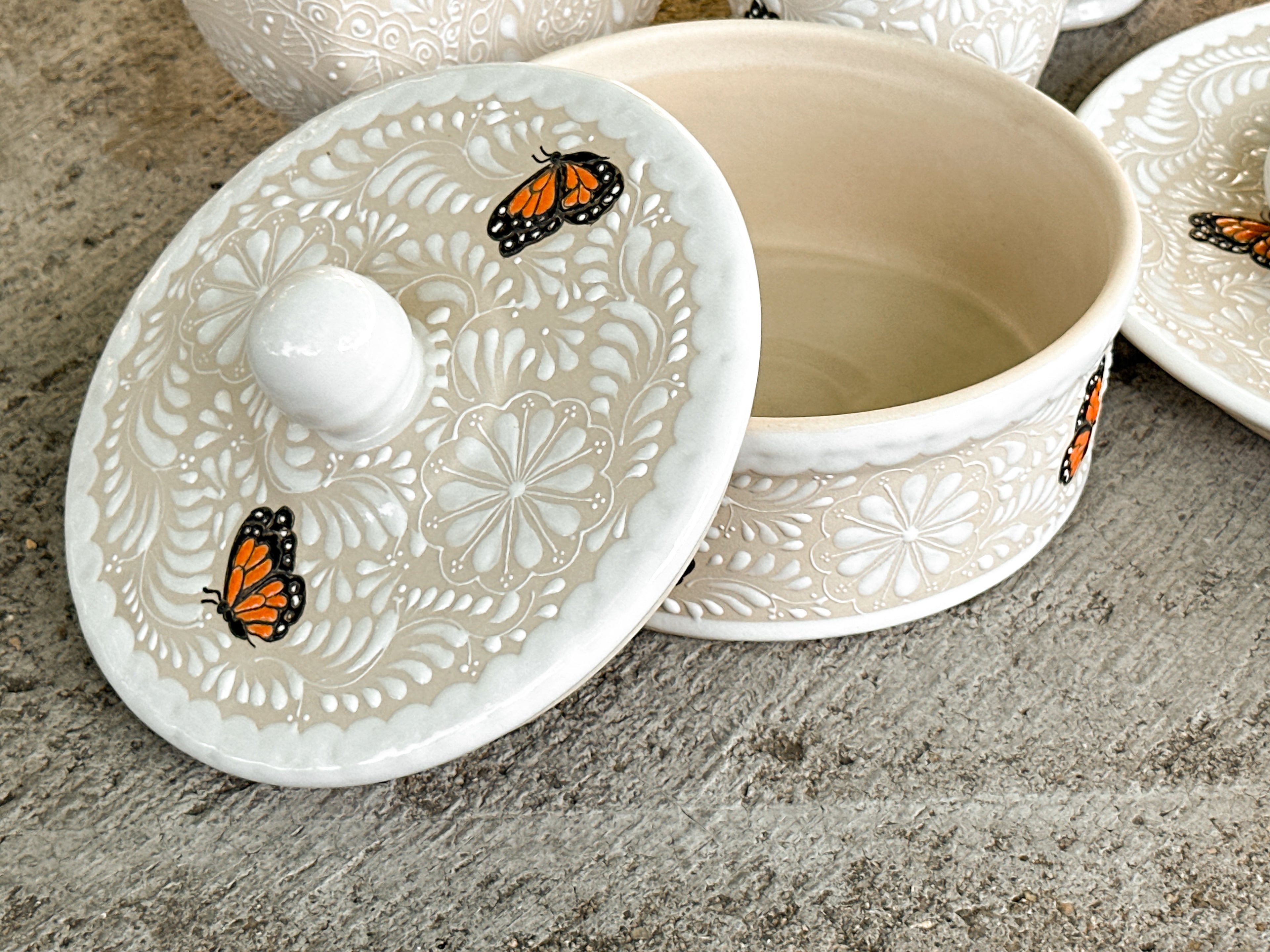 PRE-ORDEN Porta Tortillas Mariposas Monarca (ENVÍO EN APROX. 6-12 SEMANAS)