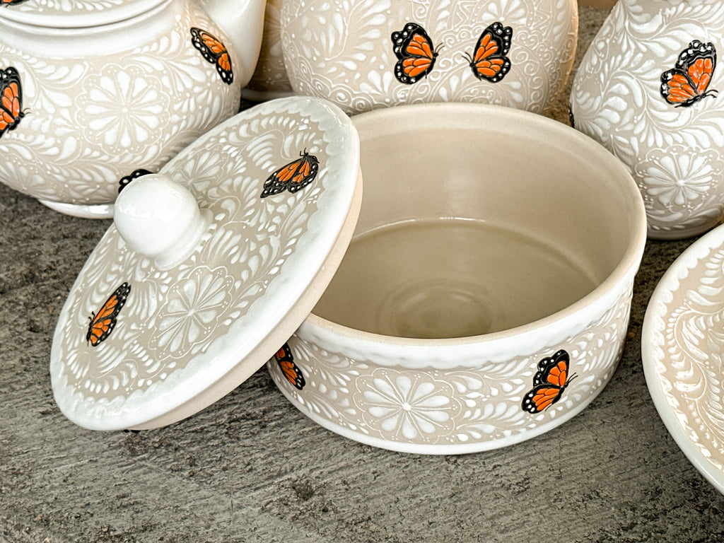 PRE-ORDEN Porta Tortillas Mariposas Monarca (ENVÍO EN APROX. 6-12 SEMANAS)