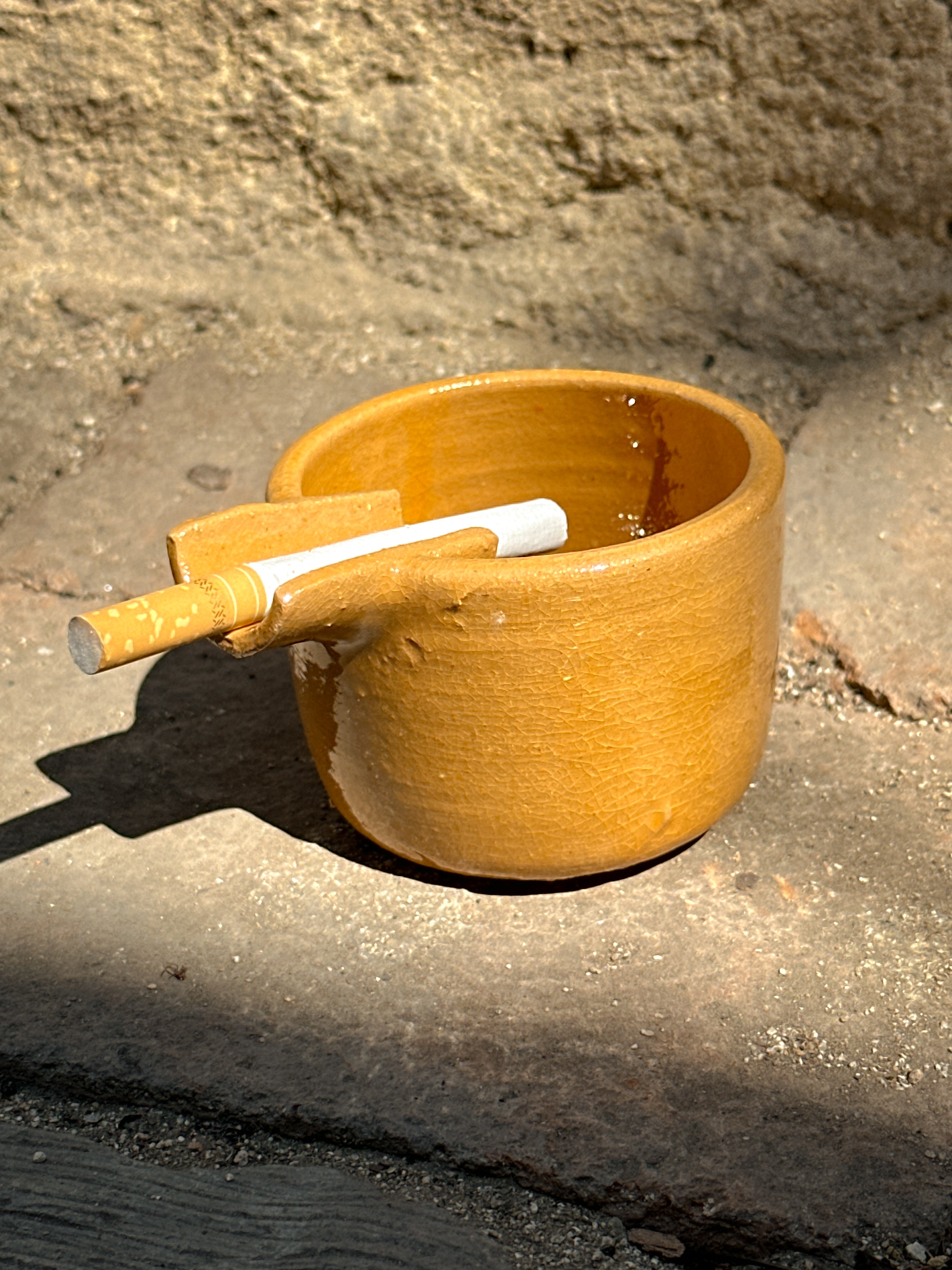 Yellow Ashtray