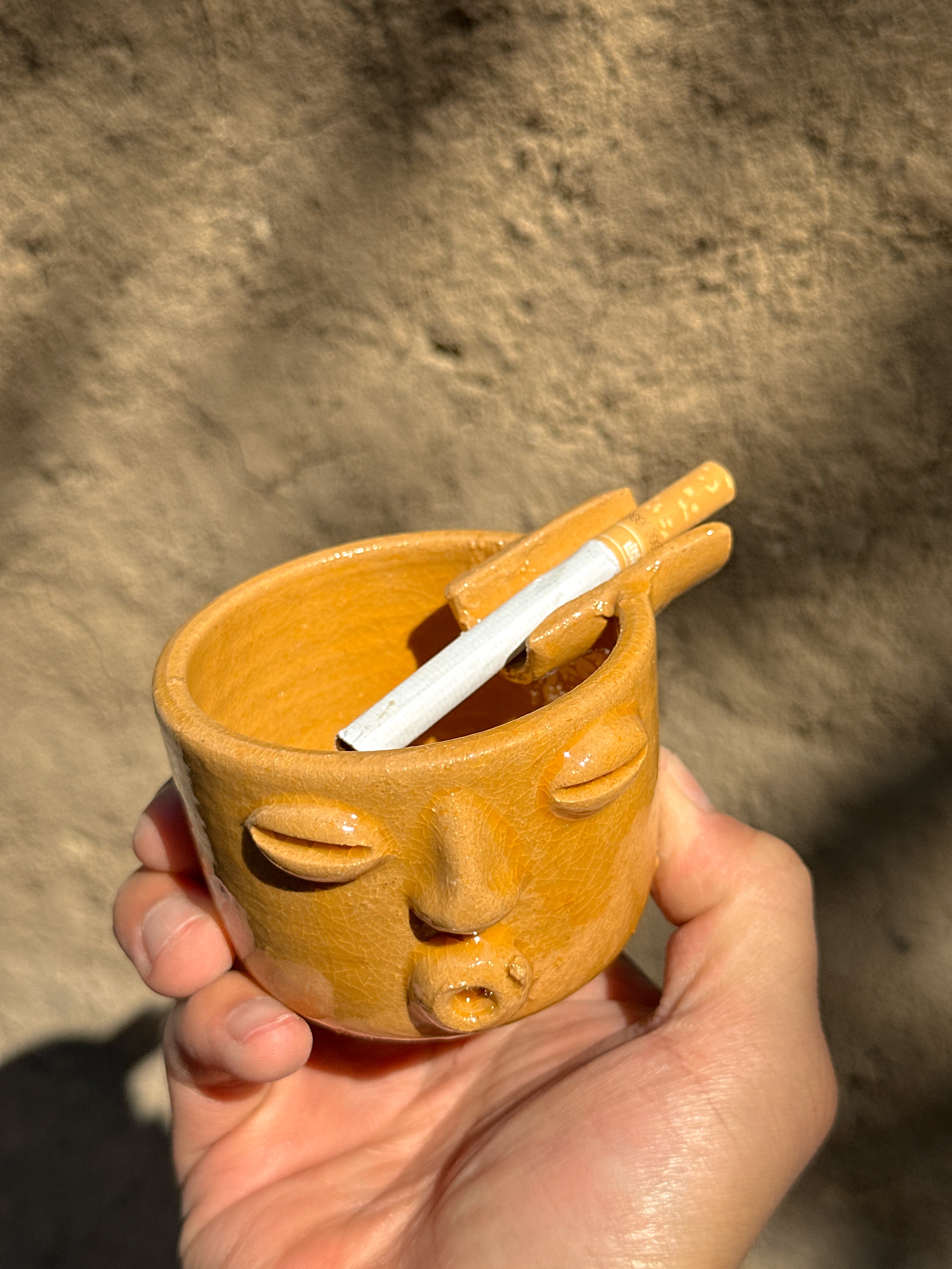 Yellow Ashtray