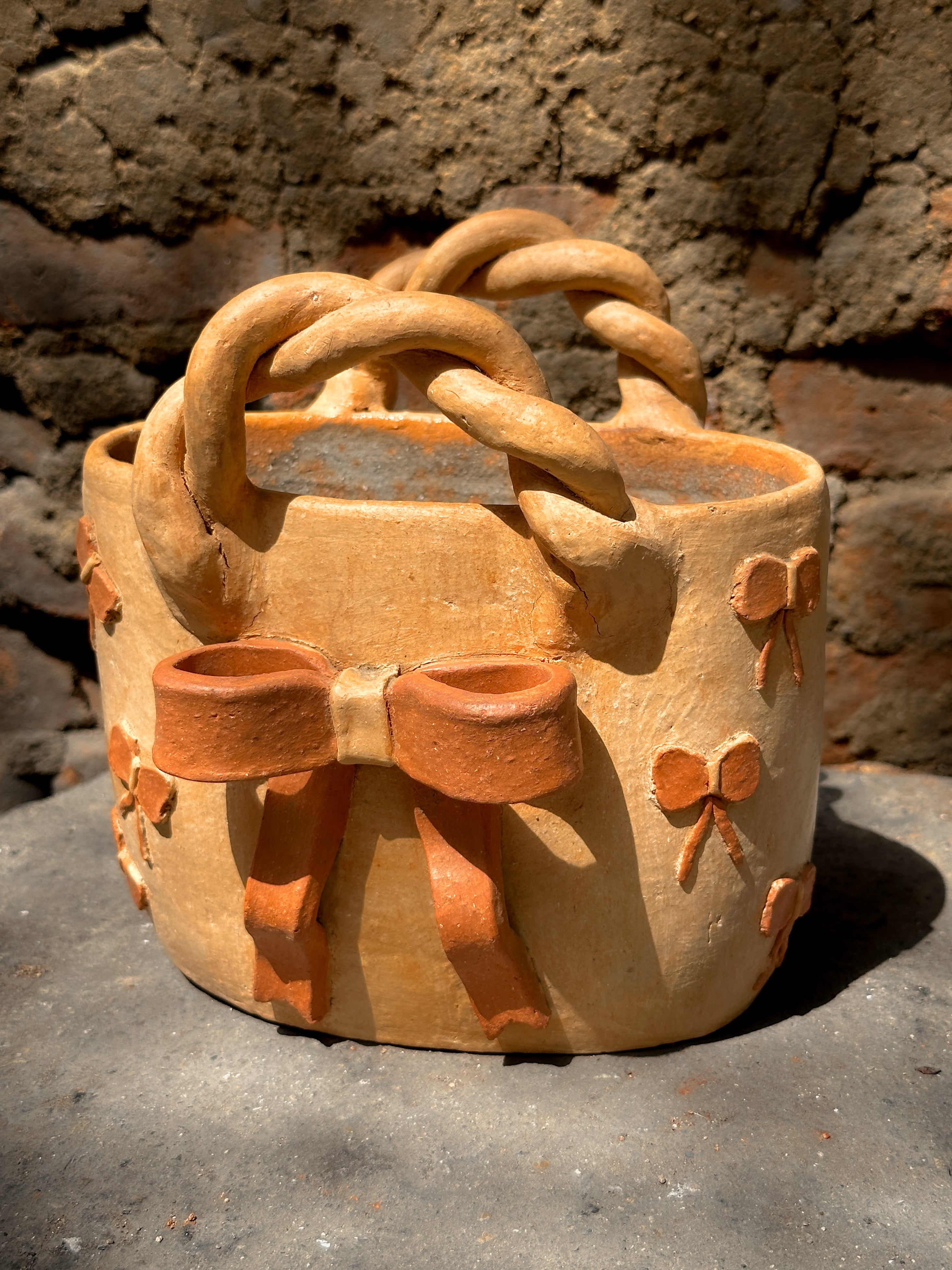 Mercado Bag Flower Vase